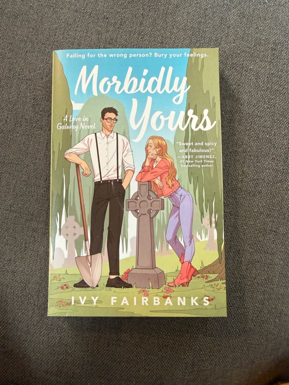 Morbiddly Yours Paperback Book - Turquoise & Green Cover